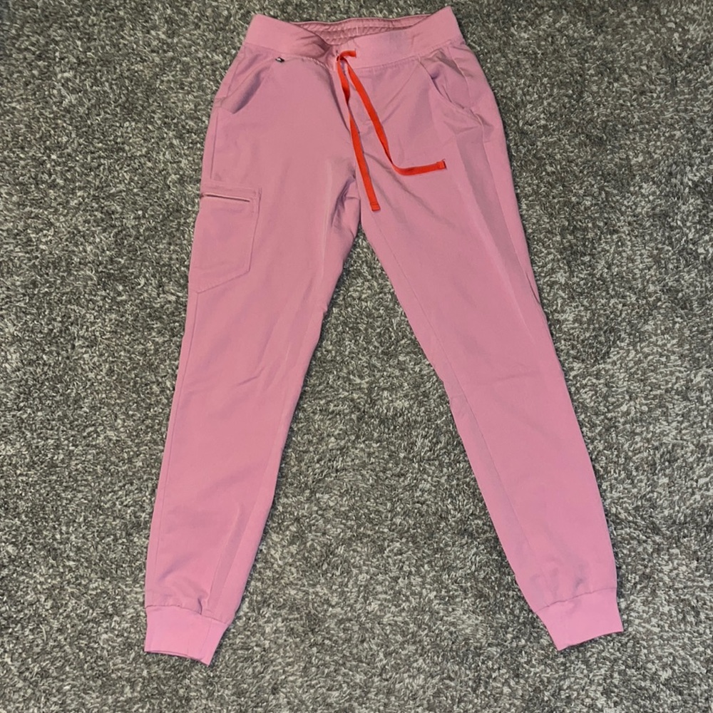 Figs Pink Jogger Scrub Pants